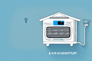 A house with an air conditioning unit